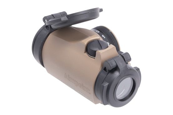 Aimpoint T-2 Micro Red Dot Sight with FDE finish and flip-up lens covers